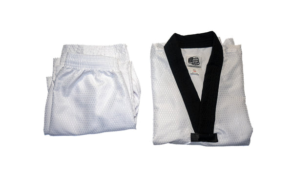 Taekwondo Dobok White - Lightweight Polyester