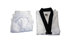 Taekwondo Dobok White - Lightweight Polyester